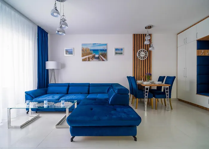 Lägenhet Deep Blue Lagoon 350m Od Plazy! Klimatyzacja Parking, Netflix, 2 *